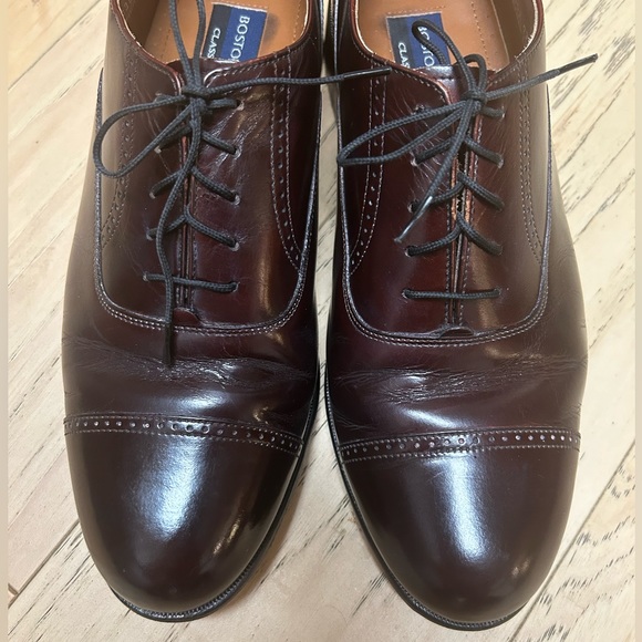 Leather Cap Toe Oxford Bostonian Classics First Flex Shoes (11 Medium) - Picture 7 of 15